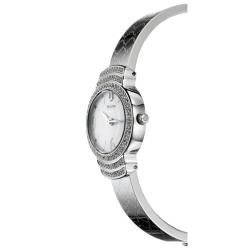 Bulova Womens Crystal Stainless Steel Quartz Crystal Watch