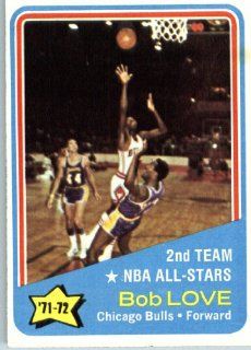 1972 73 Topps Basketball #166 Bob Love All Star Chicago