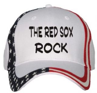 the Red Sox Rock USA Flag Hat / Baseball Cap Clothing