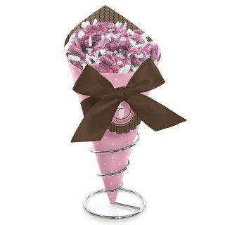 Mommy Silhouette Its A Girl   Baby Shower Candy Bouquet