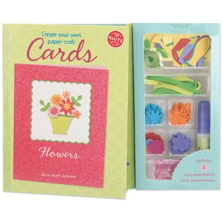 Create Your Own Paper Craft Cards Book Kit Flowers