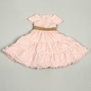 Sugar Plum Toddler Girls Pink Glitter Dress