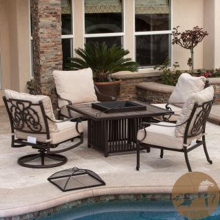 Christopher Knight Home Hemmingway 5 piece Fire Pit Set Today $2,198