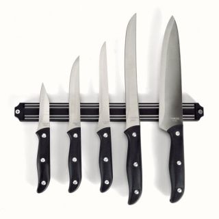 COUTEAU DE CUISINE 5 couteaux de cuisine sur barre aimantée MEN112