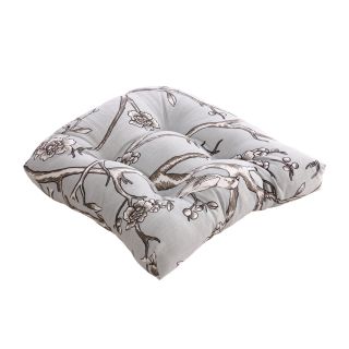 Pillow Perfect Vintage Blossom Dove Chair Cushion MSRP $53.99 Today