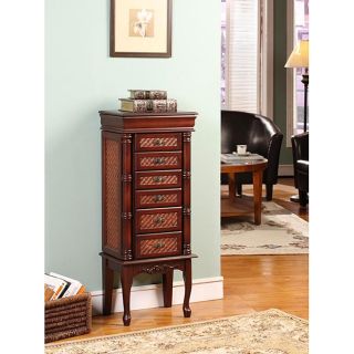 Mandalay Cherry 6 drawer Jewelry Armoire Today $234.99 5.0 (7 reviews