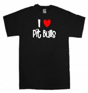 I Heart Love Pit Bulls   Happy Valentines Day Greetings
