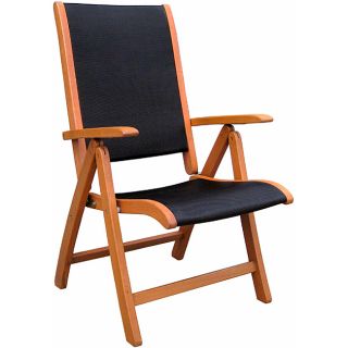Royal Tahiti Segovia Seat 5 position Folding Arm Chair (Set of 2)