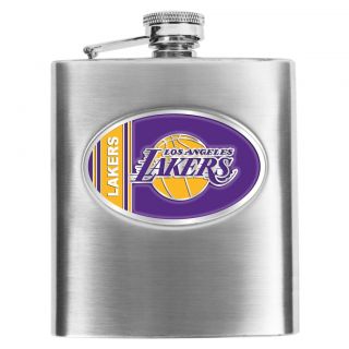 Simran Los Angeles Lakers 8 oz Stainless Steel Hip Flask Today $22.99