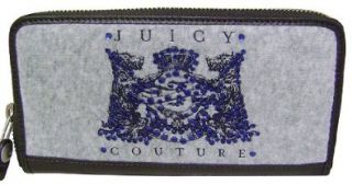  Juicy Couture Scottie Bling Clutch Wallet Heather Cozy Shoes