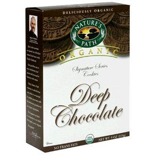 Natures Path Organic Cookies, Deep Chocolate, 9 Ounce Boxes (Pack of
