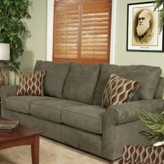 181 Sofa in Victory Lane Loden with Manray Jasper Pillows 8010 181