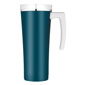 Thermos Sipp Vacuum Insulated Travel Mug   Teal/White