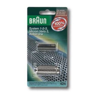 Braun   Grille + Couteau pour rasoir Micron Vario3 Réf. P424 205364
