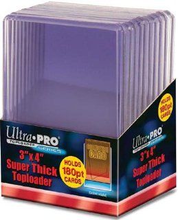 Ultra Pro Topload Card Holder 3x4 180pt (10 Pack) Sports