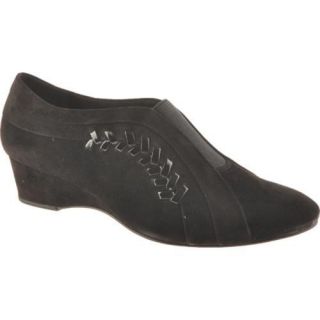 Womens Antia Shoes Cheryl Black Kid Suede/Patent Today $151.00