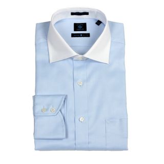 Joseph Abboud Mens Blue/ White Dress Shirt FINAL SALE Today $34.99