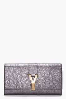 Yves Saint Laurent Graphite Chyc Clutch for women
