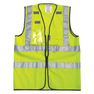 Occunomix LUX SSFULLZ YM High Visibility Vest, Class 2, M, Yellow