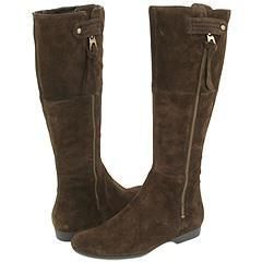 Enzo Angiolini Zoot Dark Brown Suede Boots