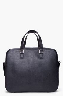 Yves Saint Laurent Black Y Con Laptop Bag for men