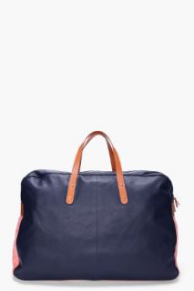 Paul Smith  Afxa Pink And Navy Travel Bag for men