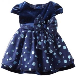 Youngland Baby Girls Newborn Short Sleeve Bodice Dress