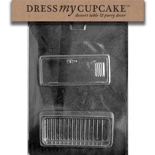 Dress My Cupcake DMCM183 Chocolate Candy Mold, Locker Pour
