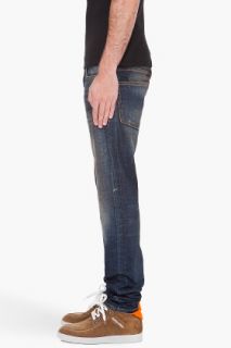 R13 Rusty Blue Low Fit Jeans for men