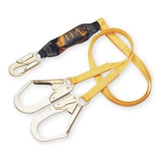 Miller By Honeywell T6122/6FTAF Lanyard, 2 Leg, Polyester, Gold