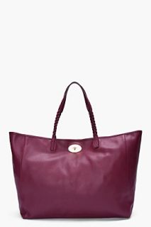 Mulberry Large Burgundy Dorset Tote for women