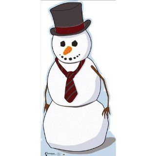 Christmas Snowman Life Size Standup Poster