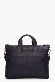McQ Alexander McQueen Black Canvas Laptop Bag for men