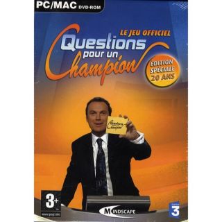 QUESTION POUR UN CHAMPION / JEU PC/MAC DVD ROM   Achat / Vente PC