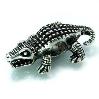 Antiqued Silver Alligator Charm Jewelry