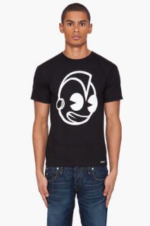 Kidrobot Black Robot Head T shirt for men