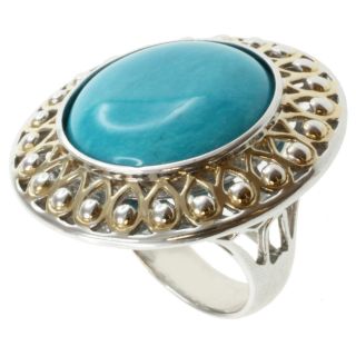 Michael Valitutti Jason Dow Two tone Mexican Turquoise Ring Today $93