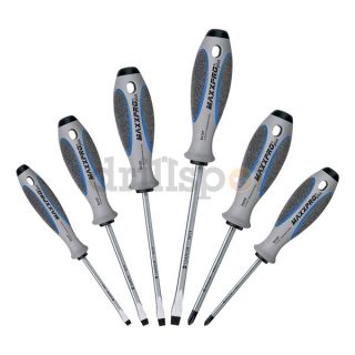 Witte 9T 663864 Screwdriver Set, Slotted/Phillips, 6 Pc