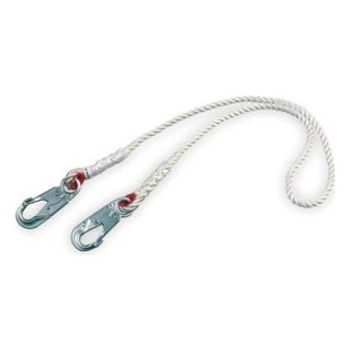 Protecta AL305A6 Positioning Lanyard, 6 ft., 310 lb, Rope