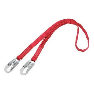 Protecta 1340220 Lanyard, 1 Leg, Polyester, Red