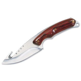 Buck 193 Alpha Hunter, Gut Hook Fixed Blade Knife Sports