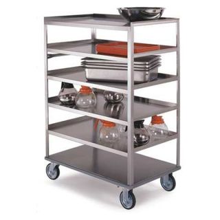 Lakeside 461 Banquet Cart, Stainless, 4 Shelves, 50x21