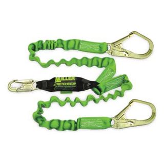 Miller By Honeywell 8798RSS/6FTGN Lanyard, 2 Leg, Polyester, Green