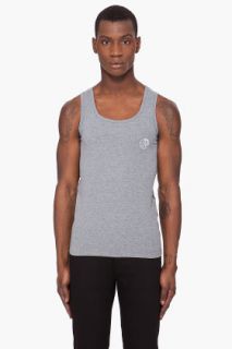 Diesel Grey Umtk Zac Tank Top for men