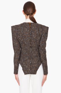 CARVEN Tweed Bodice Blazer for women