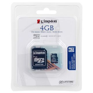 Carte Micro SD 4GB Kingston pour LG OPTIMUS CHAT C550   Carte mémoire
