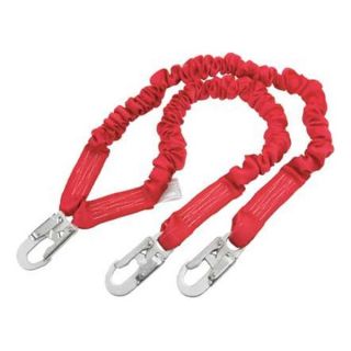 Protecta 1340141 Lanyard, 2 Leg, Polyester, Red