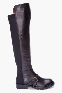 Marc By Marc Jacobs Black Over The Knee Nappa Boots for women