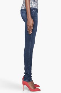 Current/Elliott Indigo The Skinny Low Rise Jeans for women