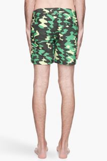 Orlebar Brown Green Setter Camouflage Swim Shorts for men